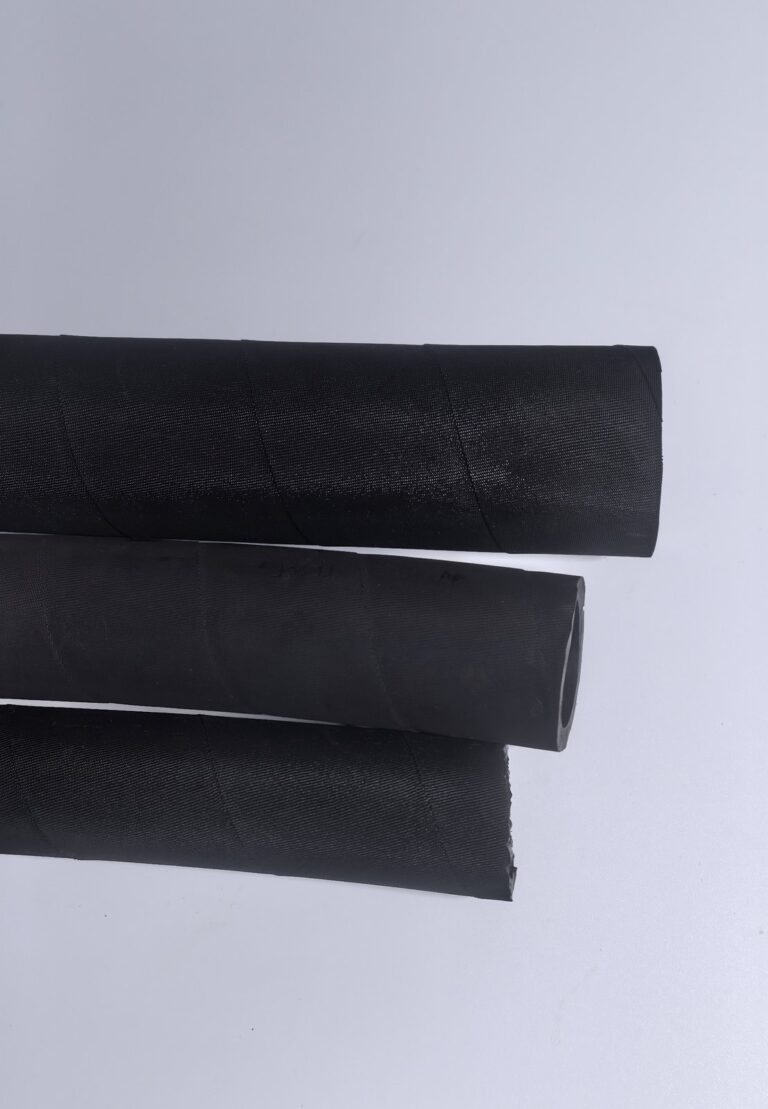 black rubber air bladder tube ends