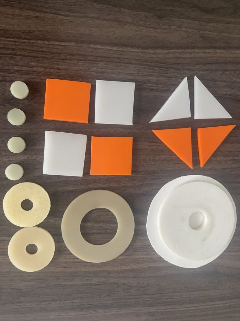 custom silicone molded parts range