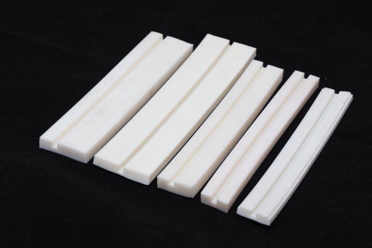custom white silicone strip sections